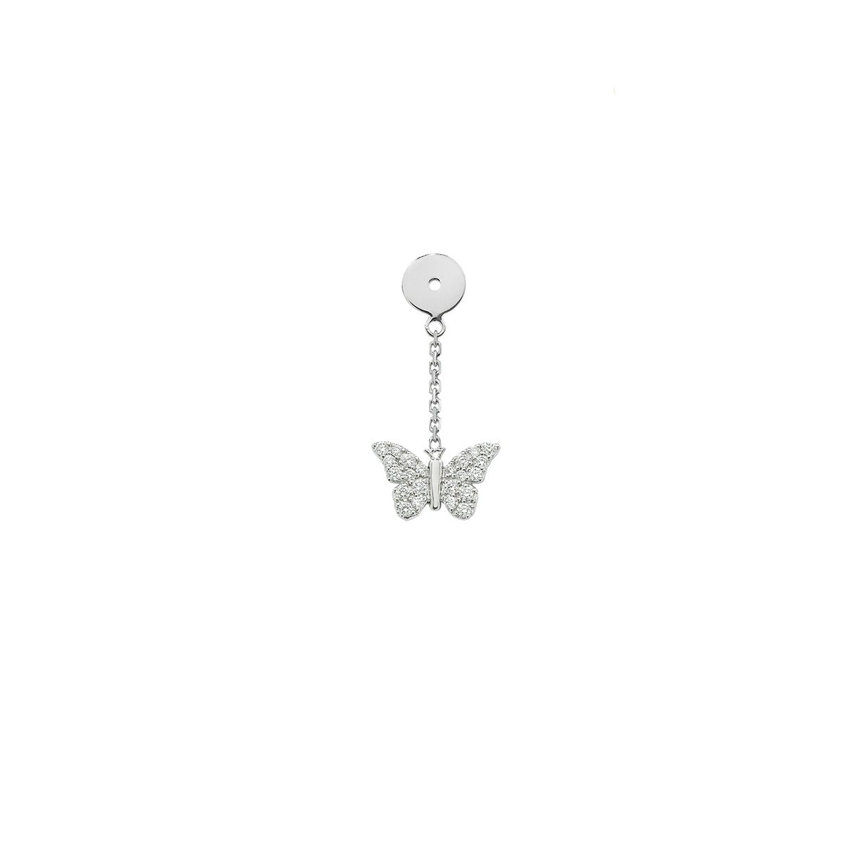 WishBack White Gold Butterfly