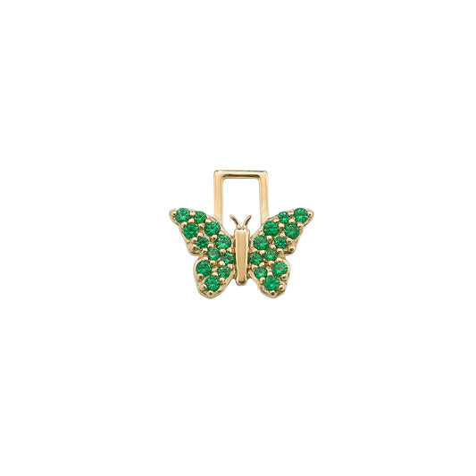 Butterfly Tsavorite EarWish