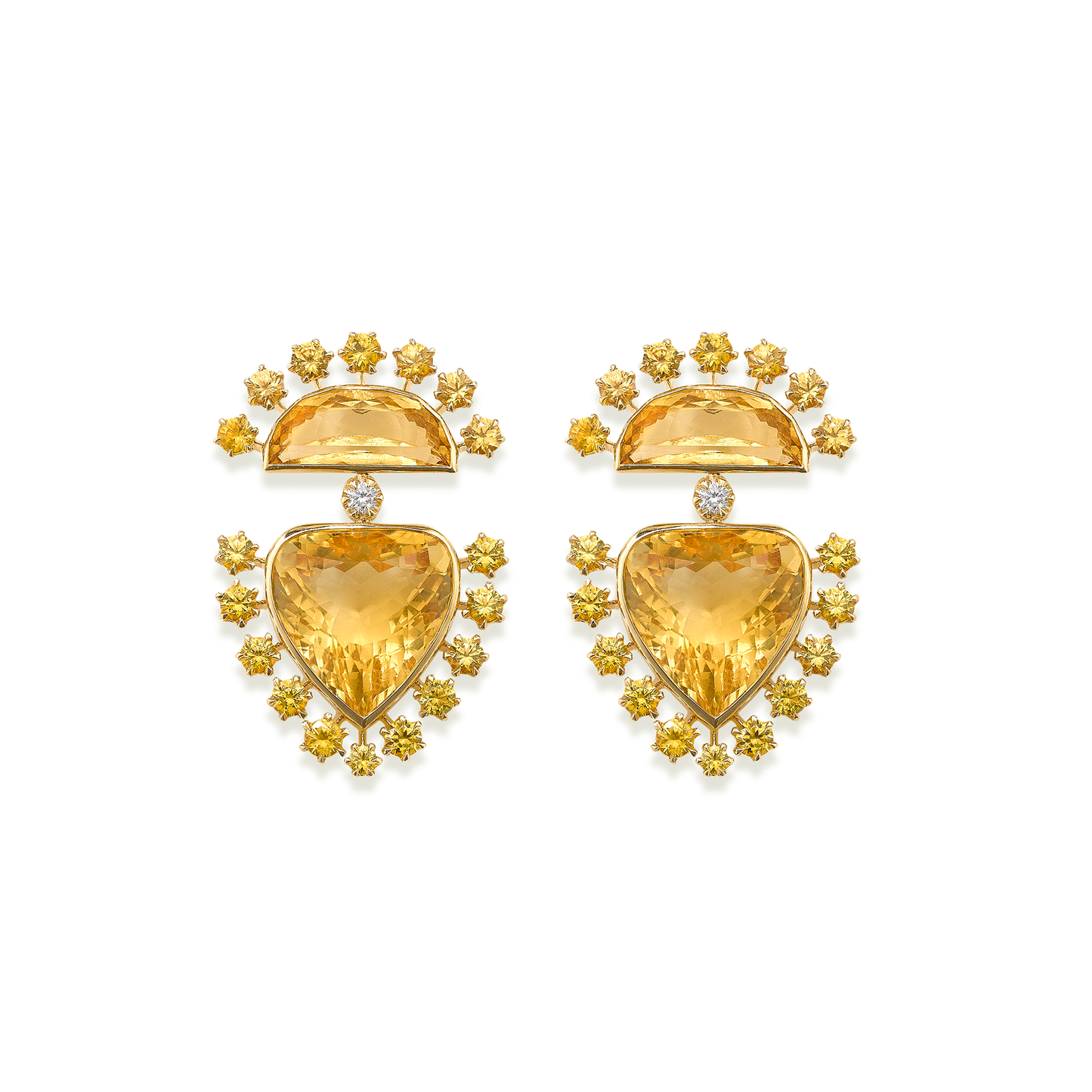 Daystar Citrine Earrings