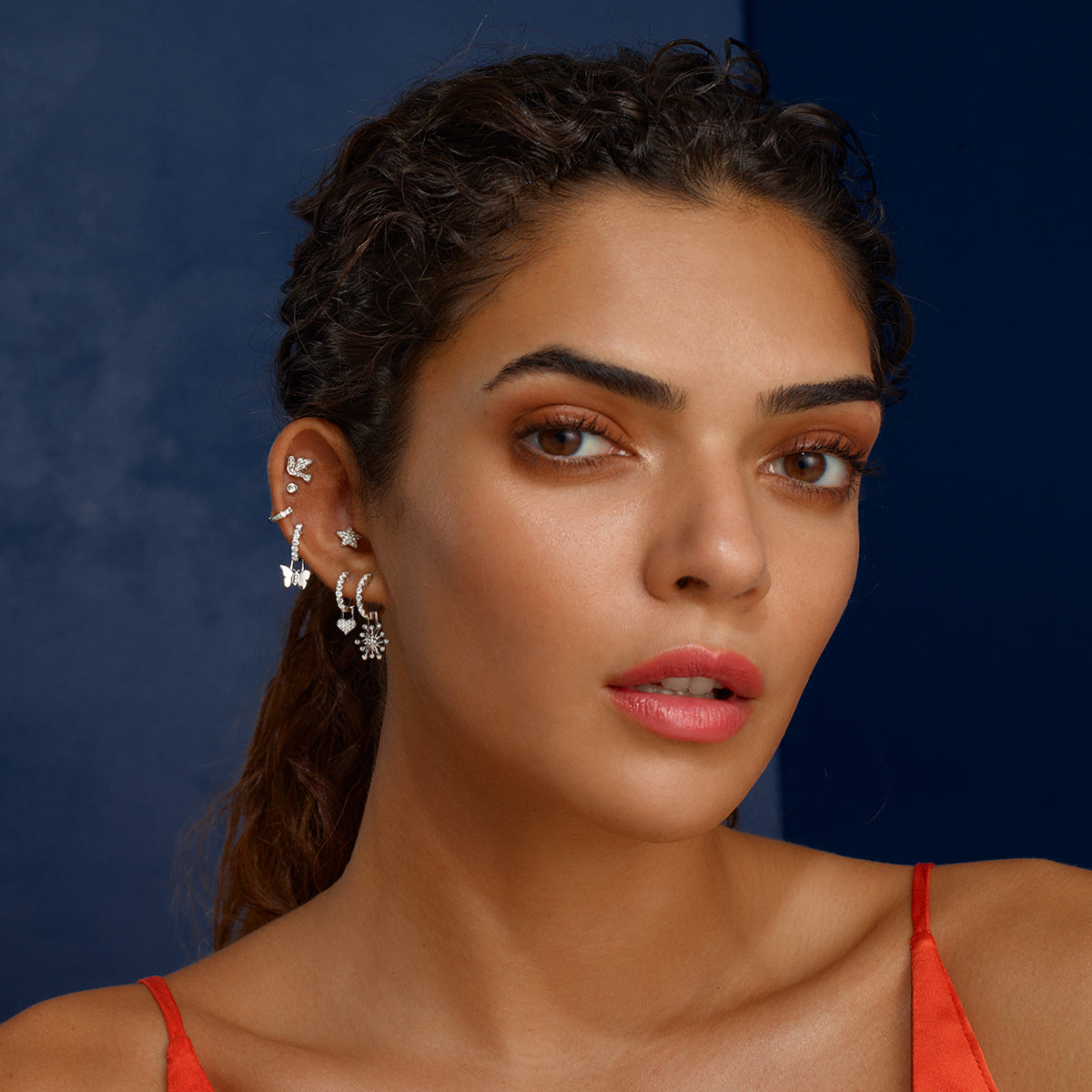 Stud Club Diamond Butterfly