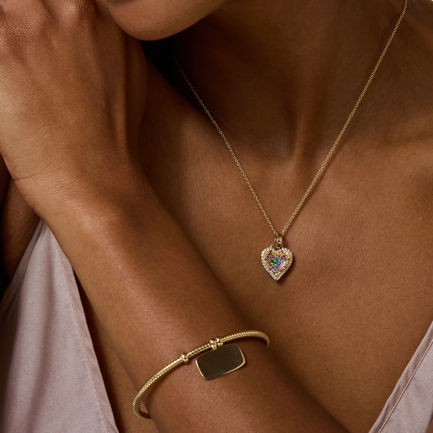 Nameplate Cuff Torque Bangle