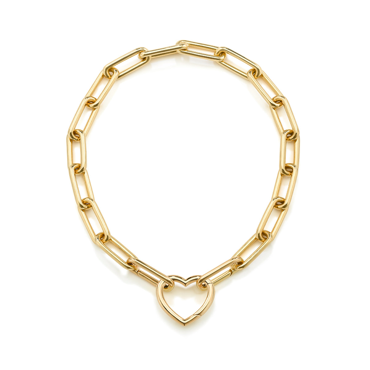 Identity Heart hinged clasp