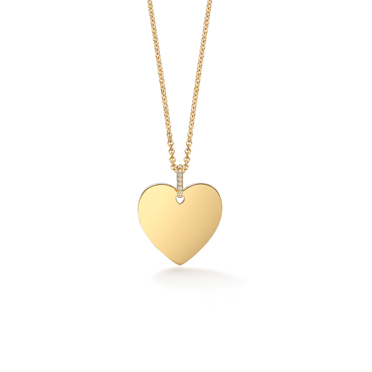 Diamond set heart