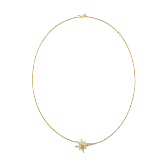North Star Pendant Yellow Gold