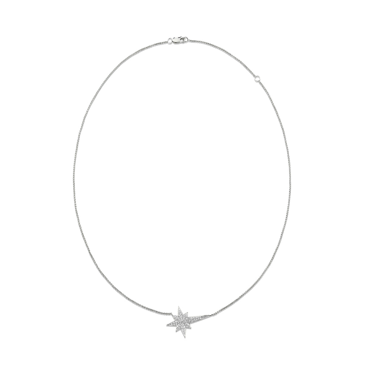 North Star Pendant White Gold