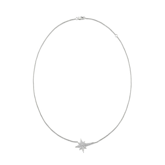 North Star Pendant White Gold
