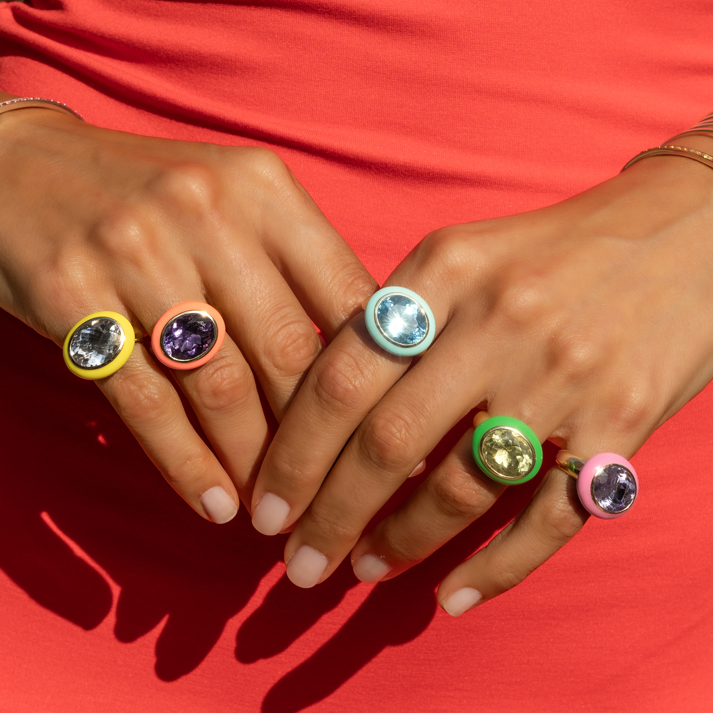 Mid Purple Amethyst Arena Ring