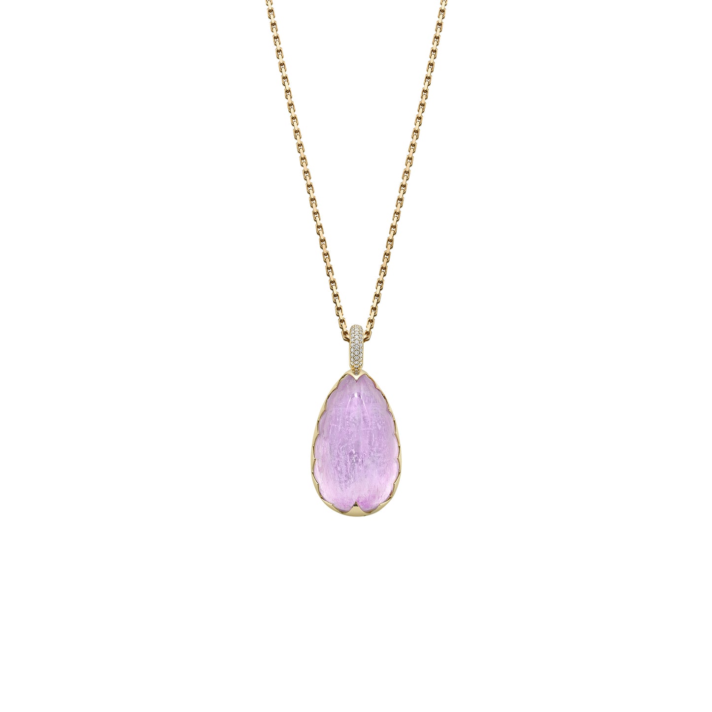 Snap Kunzite Pendant