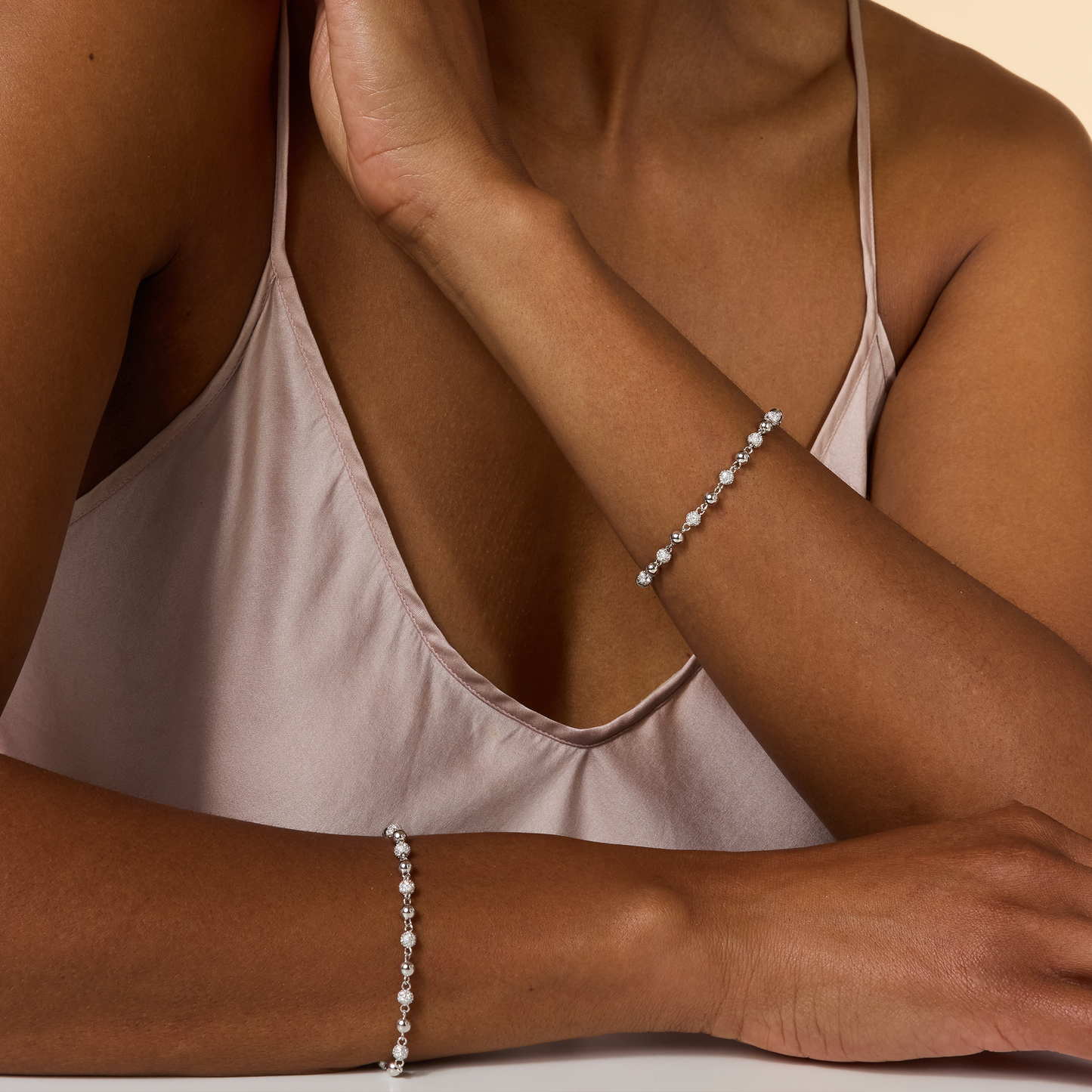Solstice Diamond Bracelet White Gold
