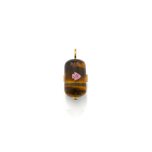 Tiger's Eye Stereo pendant