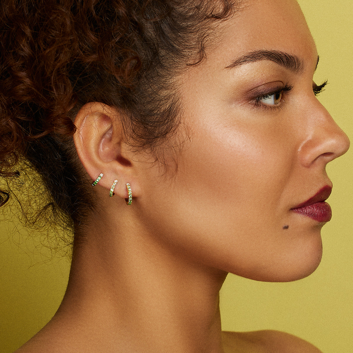 Palm Tree EarWish Yellow Sapphire