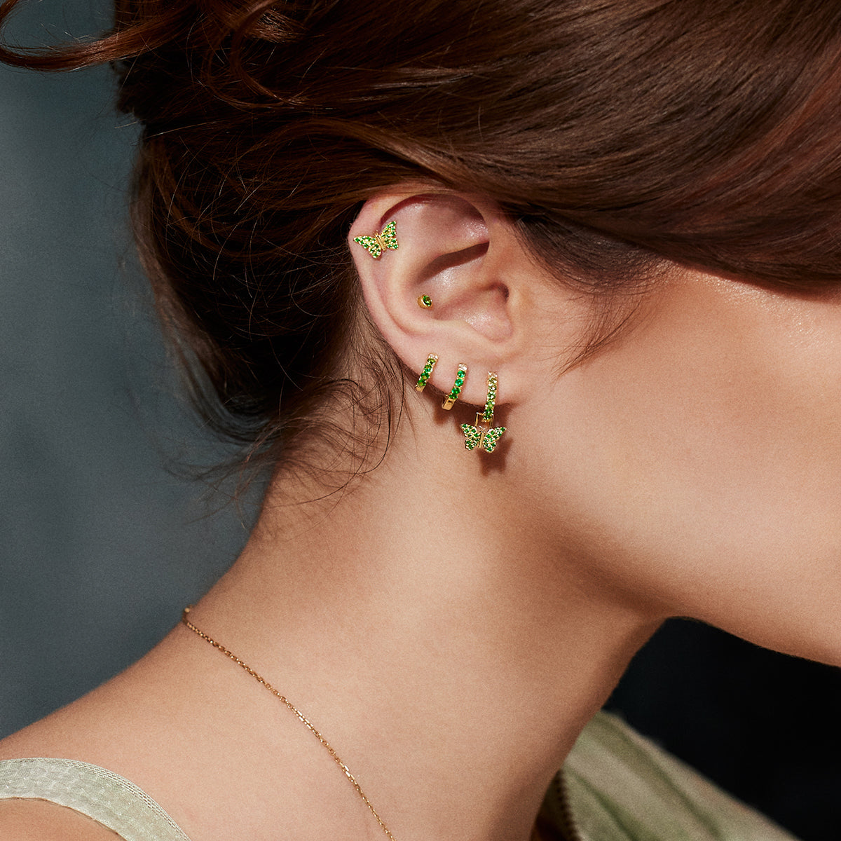 Butterfly Diamond Spine EarWish