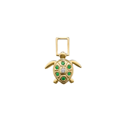Turtle Tsavorite EarWish