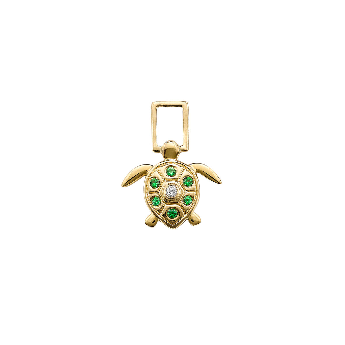 Turtle Tsavorite EarWish