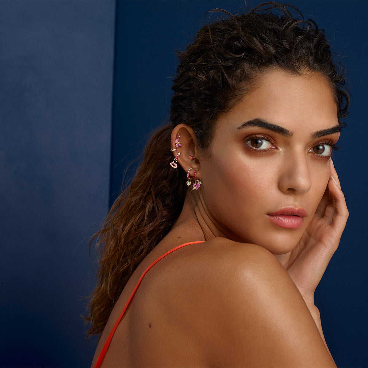 Cupid Heart EarWish Pink