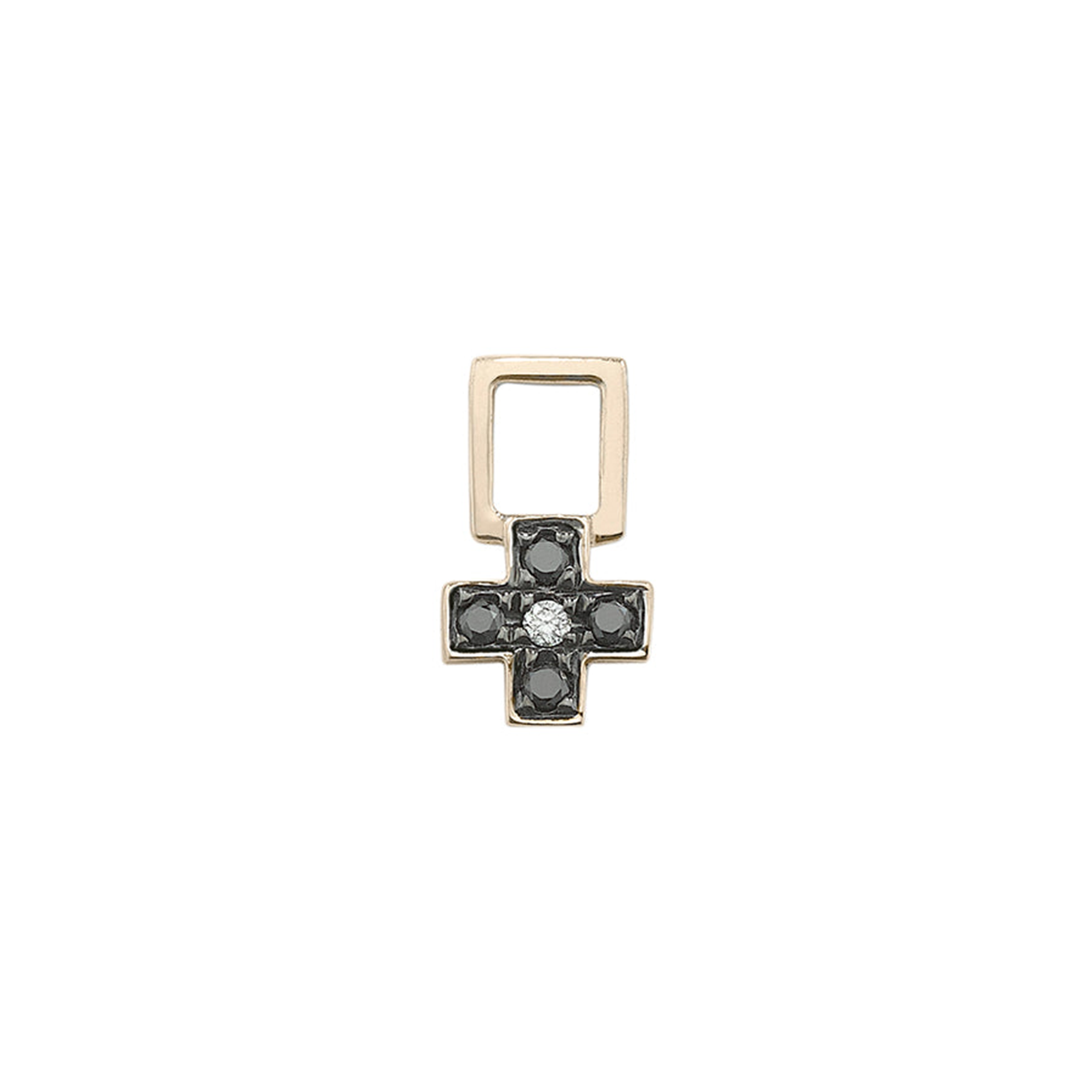 Cross EarWish Black Diamond