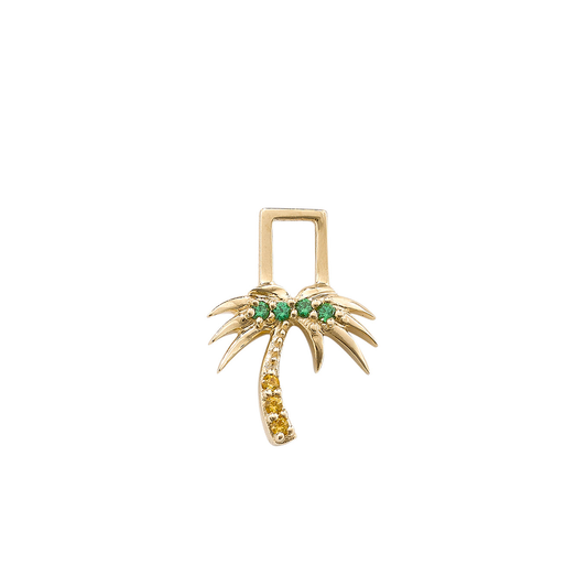 Palm Tree EarWish Yellow Sapphire