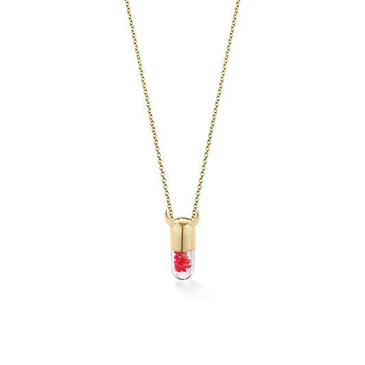 Mini Ruby 'Elixir of Temptation' pendant