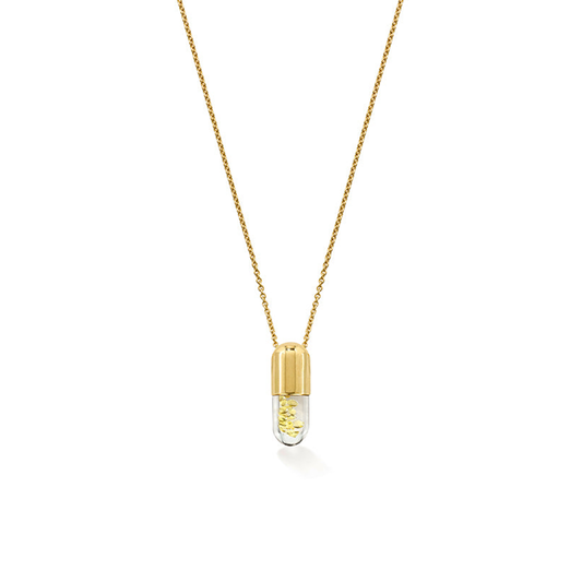 Mini Yellow 'Elixir of Light' Pendant