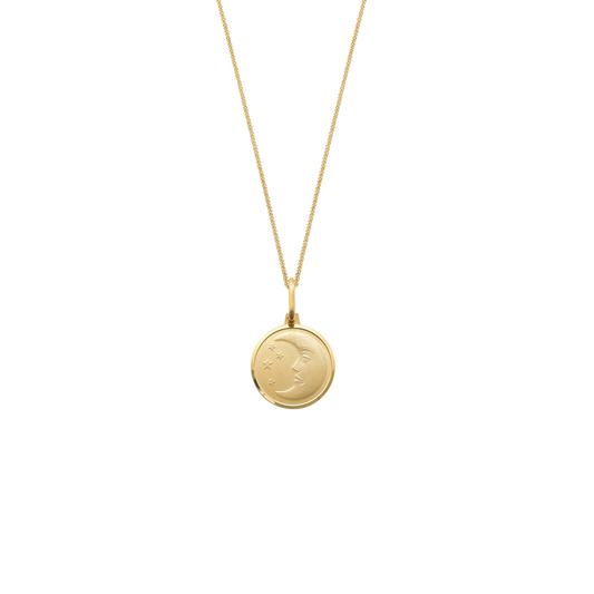 Gold Moon Pendant