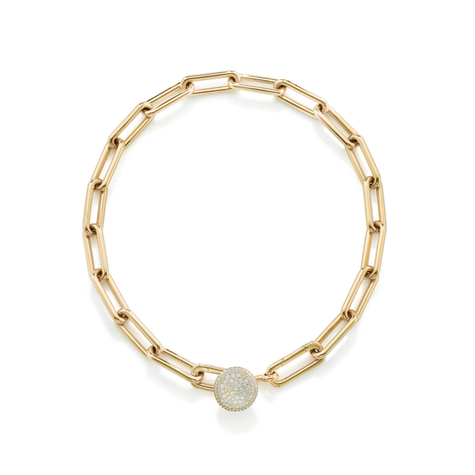 Identity Pommel With Pavé Diamonds