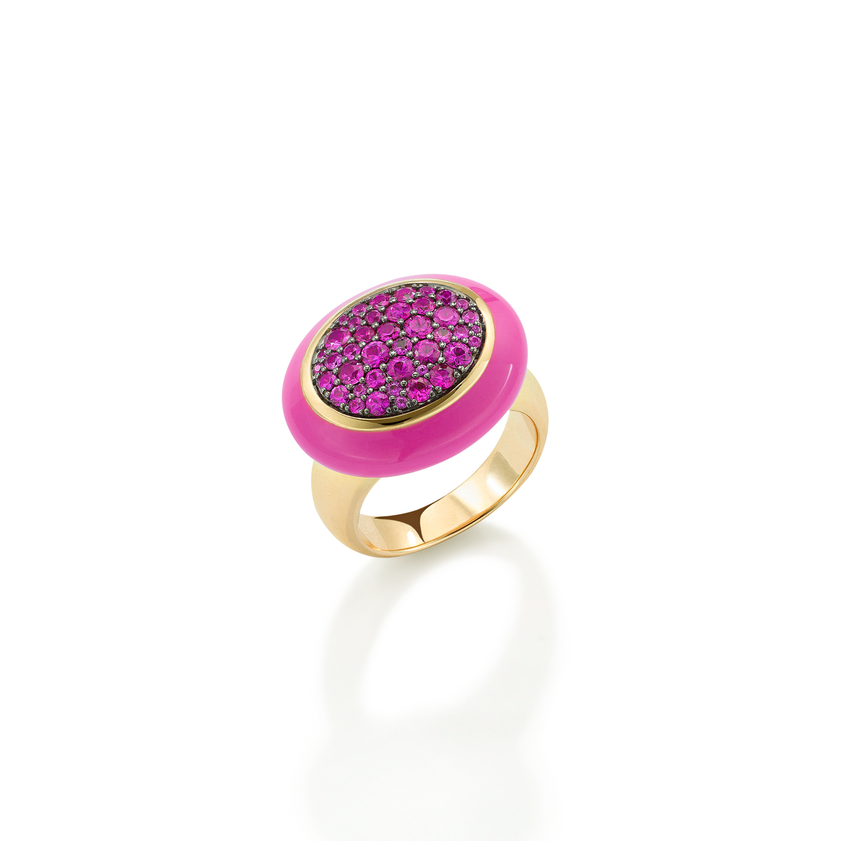 Play Pink Rings Arena Pink Sapphire Ring – Robinson Pelham