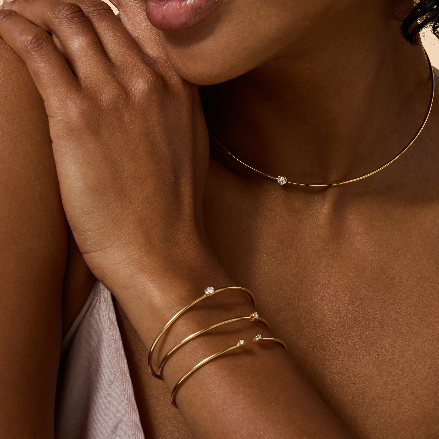 Atlas Diamond Necklace