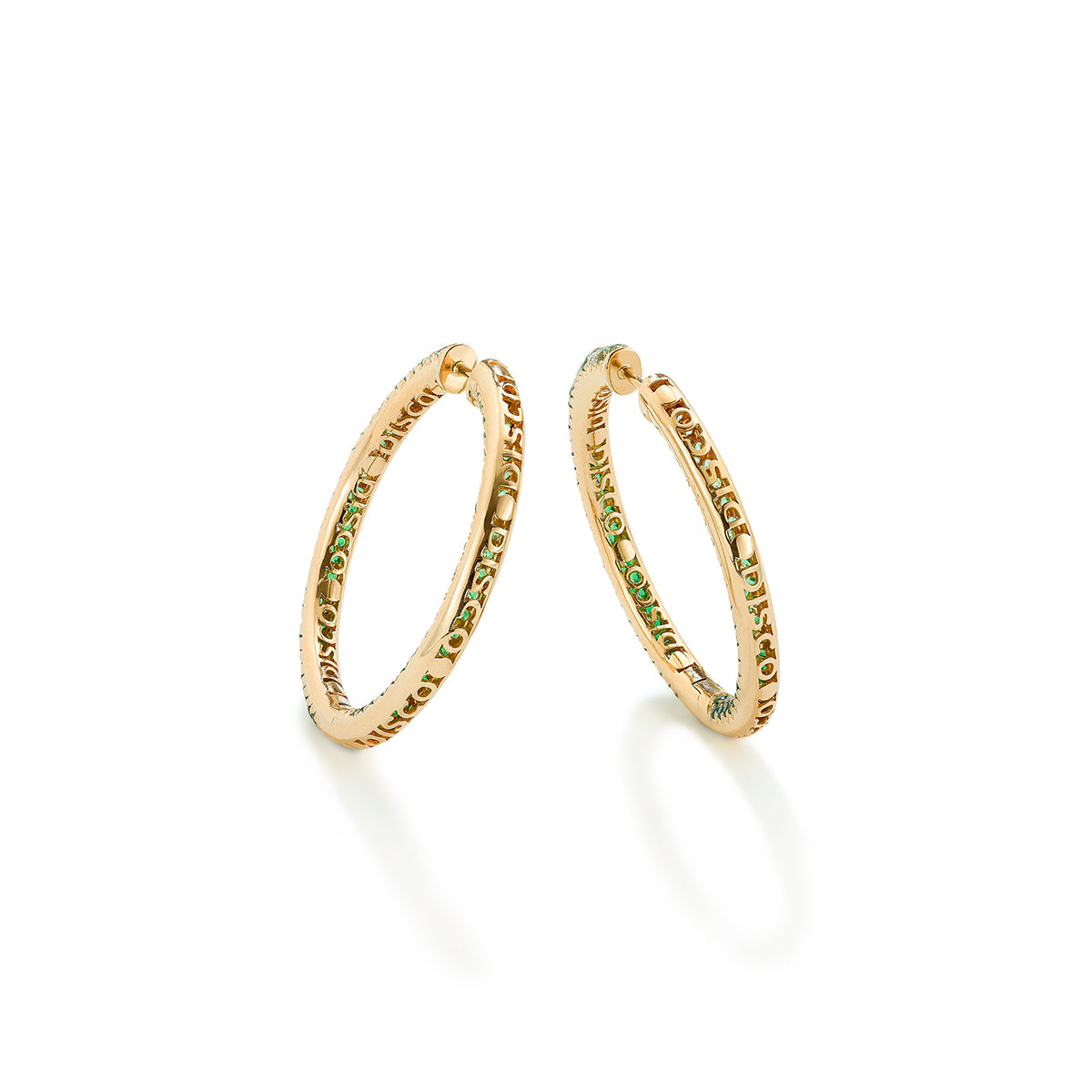 Disco Hoop Earrings Rainbow