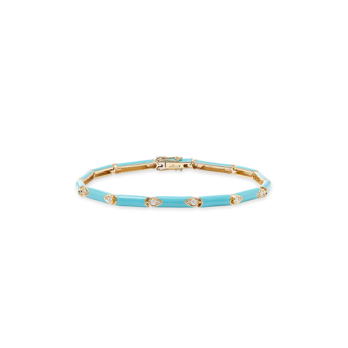 Nirvana Turquoise Enamel Diamond Bracelet