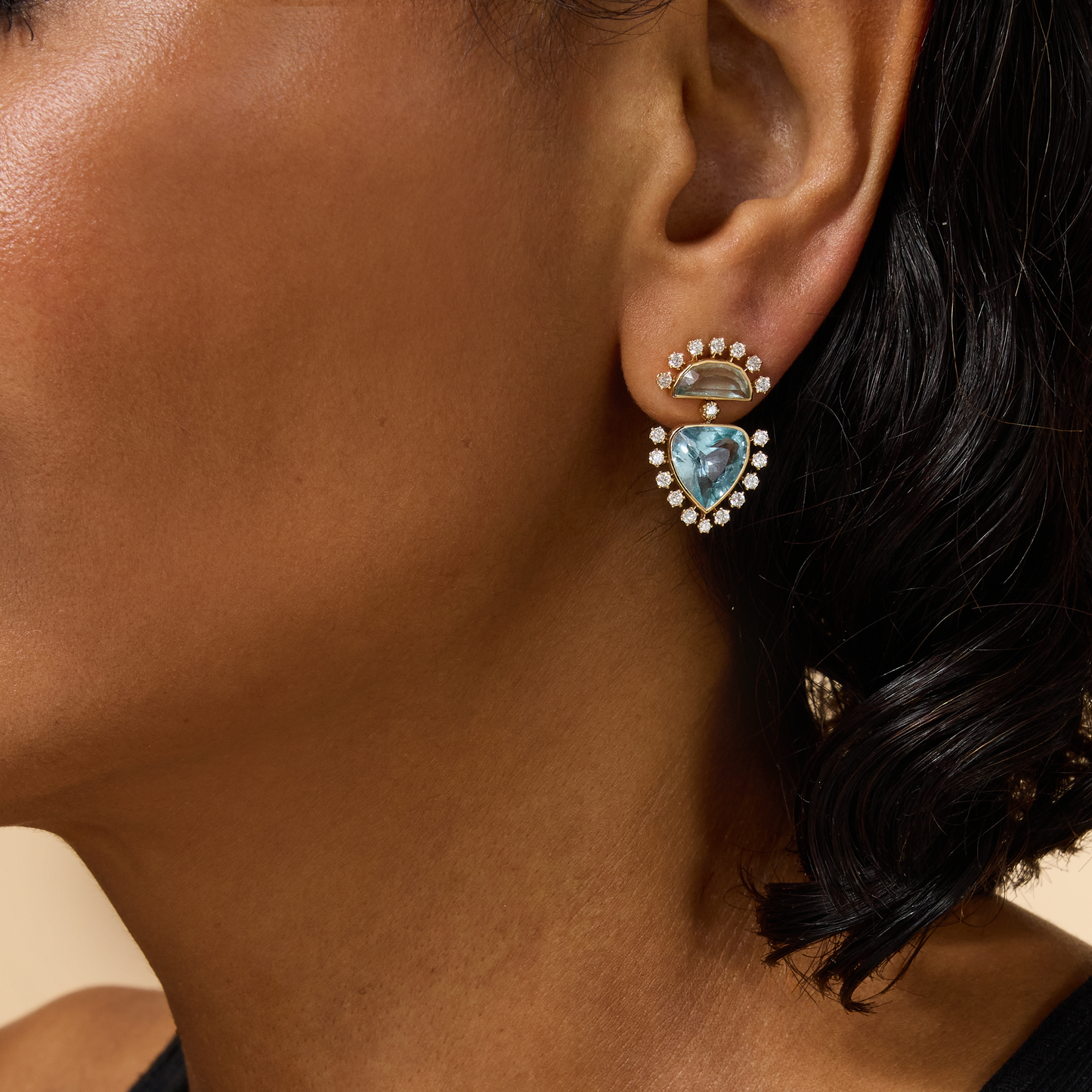 Daystar Blue Topaz Earrings