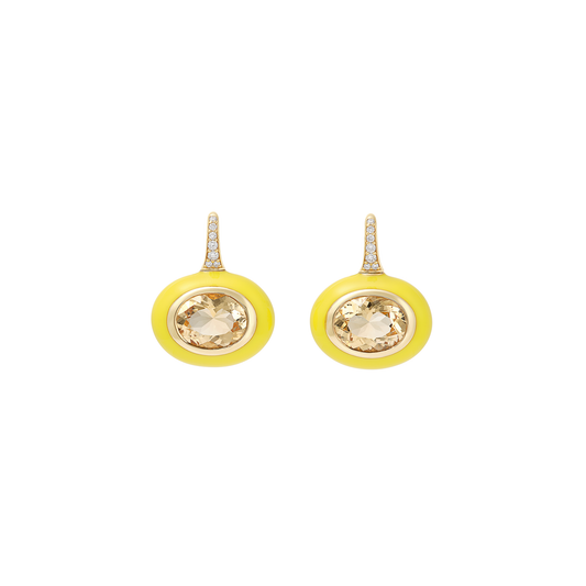 Arena Citrine Earrings