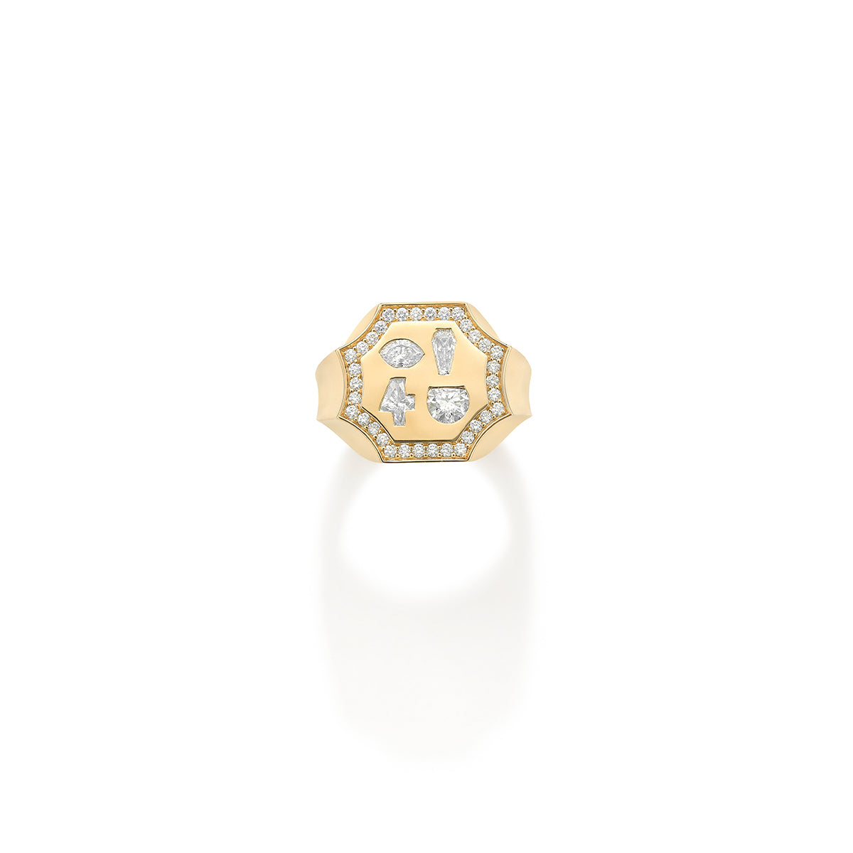 Eye Die 4 U Signet Ring