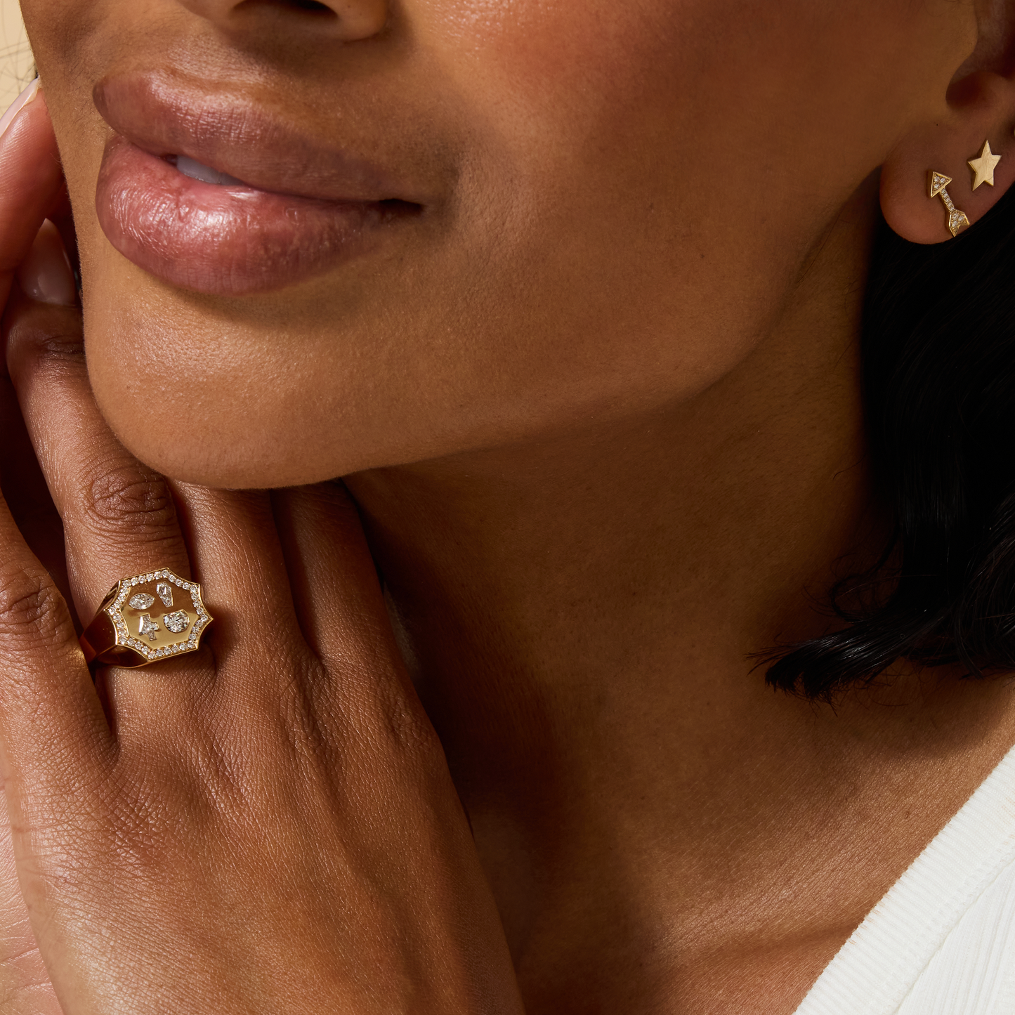 Eye Die 4 U Signet Ring