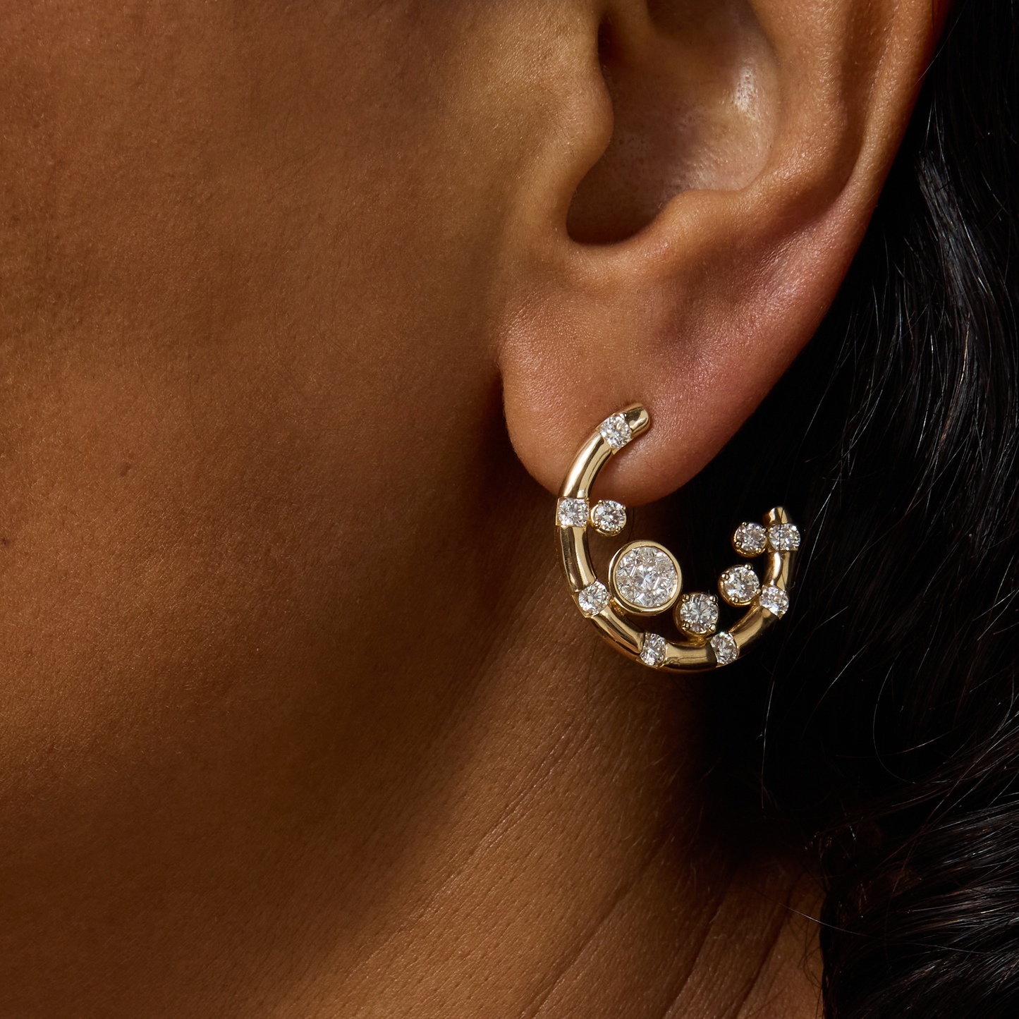 Kinetic Diamond Earrings