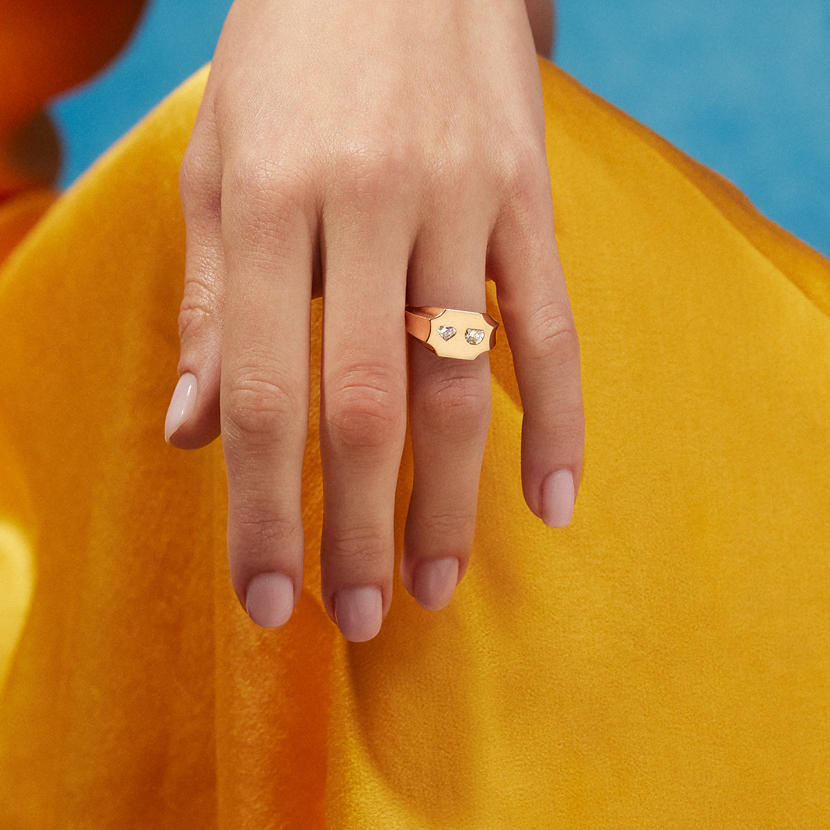 Love U Signet Ring