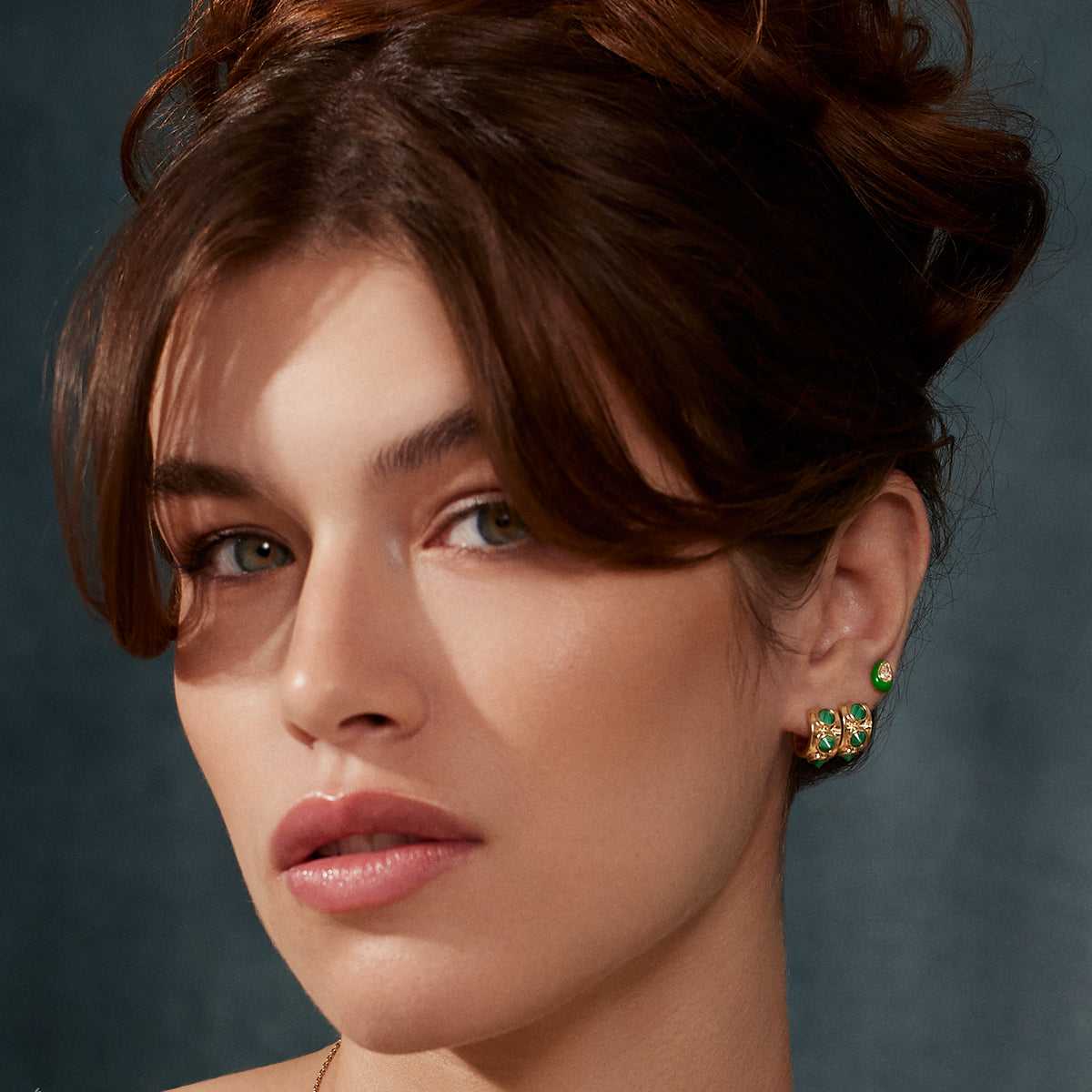 Akida White Onyx Earrings