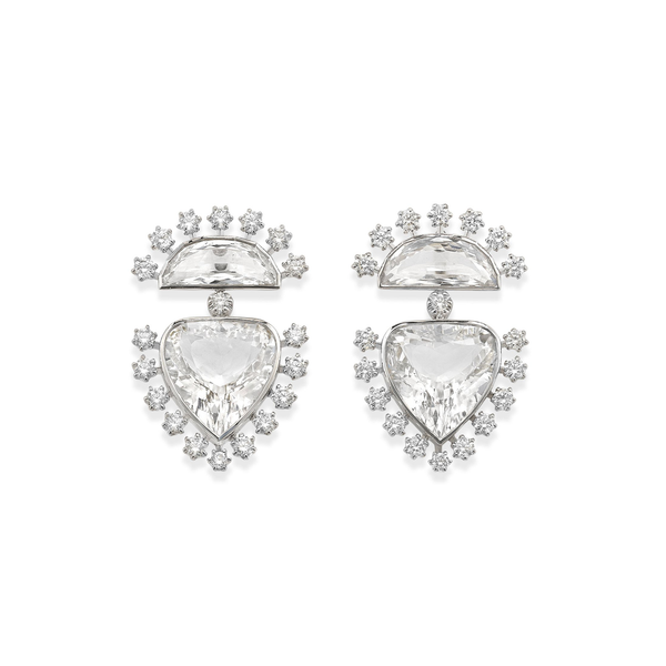 Daystar Diamond Earrings White Gold – Robinson Pelham