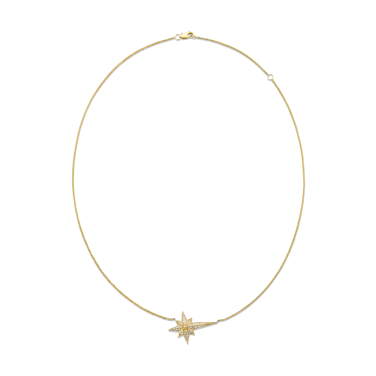 North Star Pendant Yellow Gold