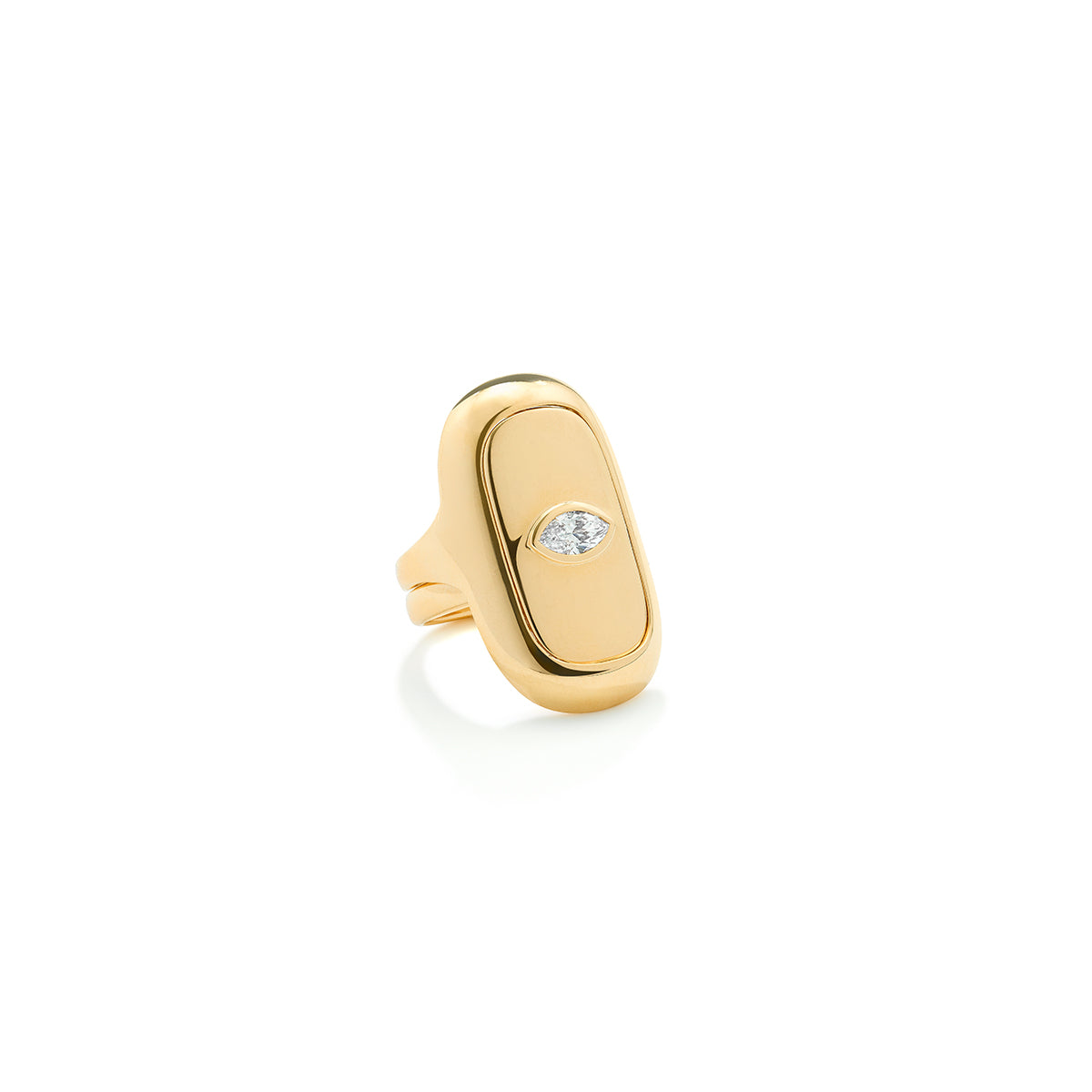 Synchronicity Plain Outer Ring in 18ct Yellow Gold