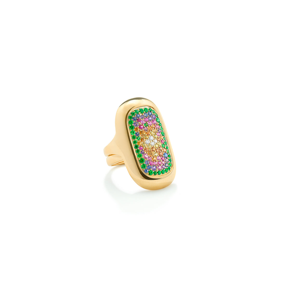 Synchronicity Plain Outer Ring in 18ct Yellow Gold