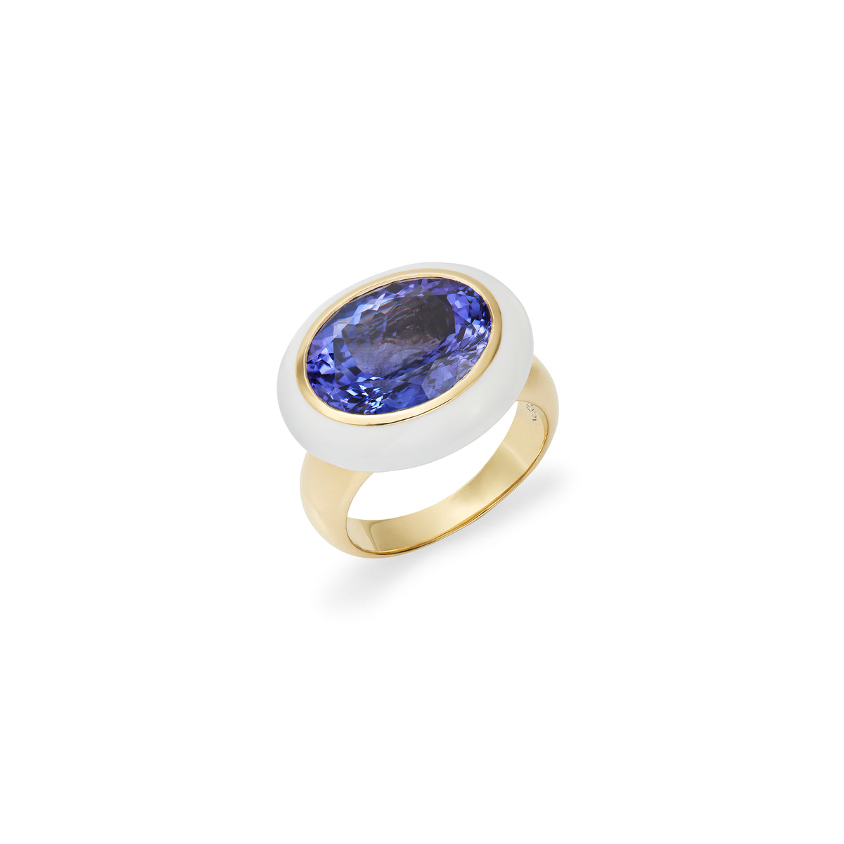Arena Tanzanite Enamel Ring