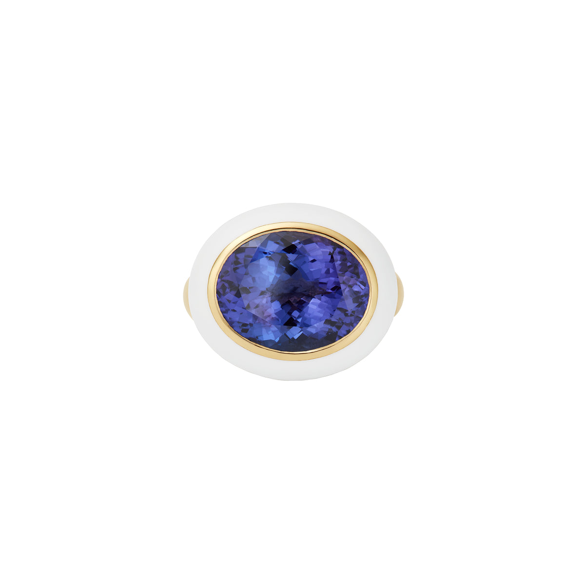 Arena Tanzanite Enamel Ring