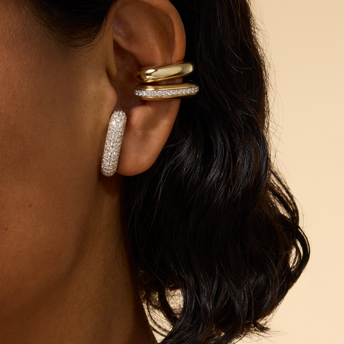 Boudicca Pave Diamond Earcuff