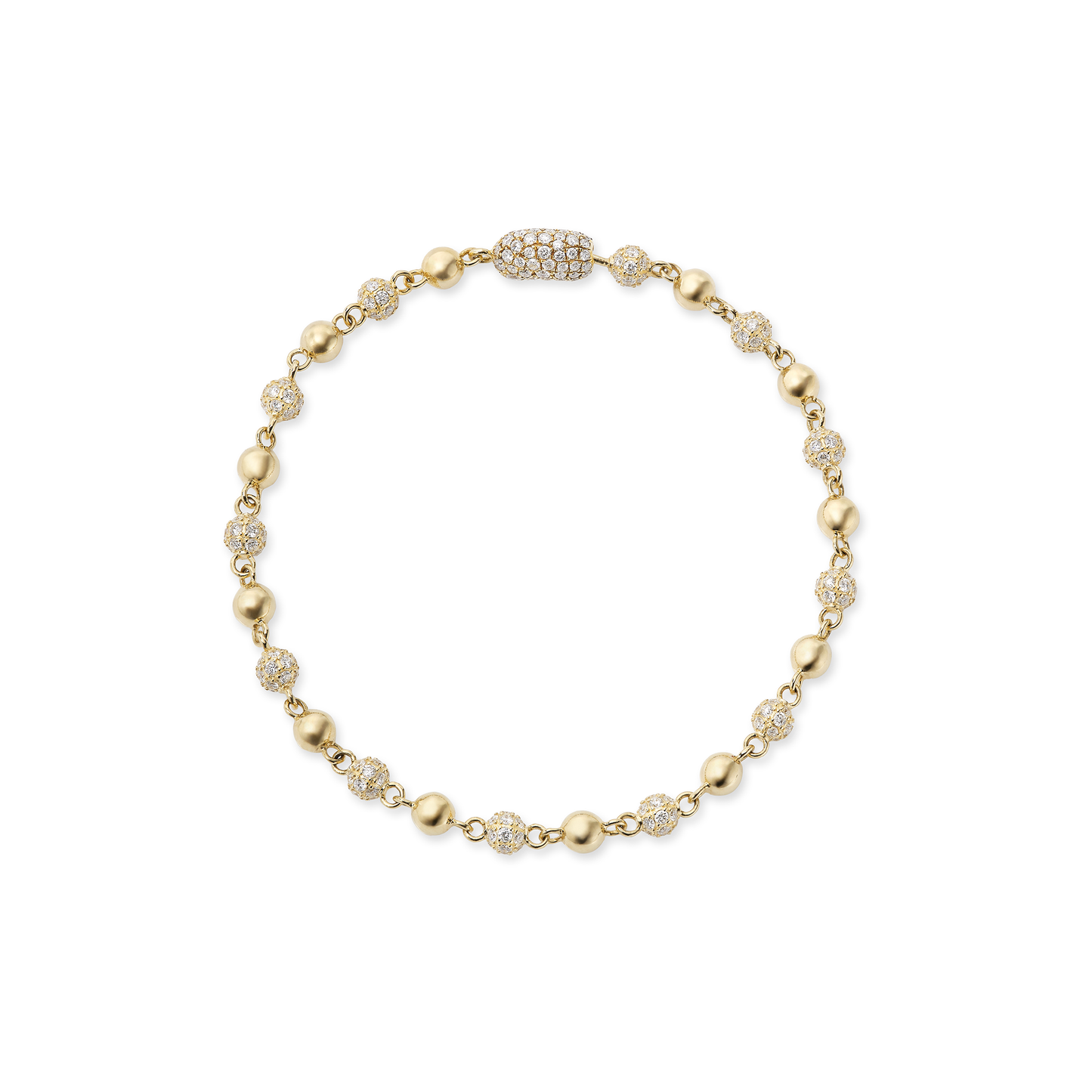 Solstice Diamond Bracelet Yellow Gold