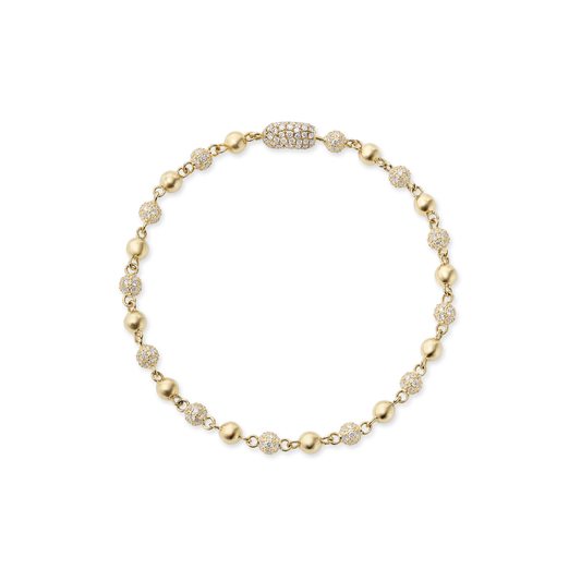 Solstice Diamond Bracelet Yellow Gold