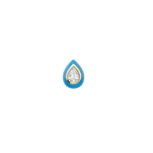Spock Medium Earring Blue