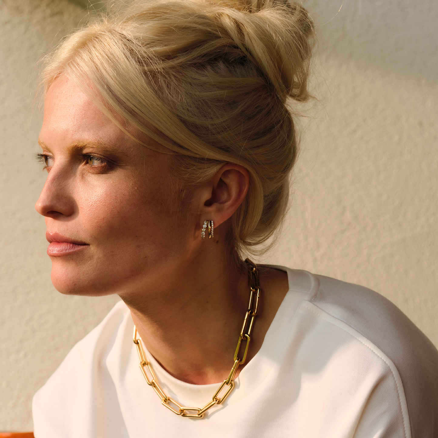 Treble Diamond Earrings