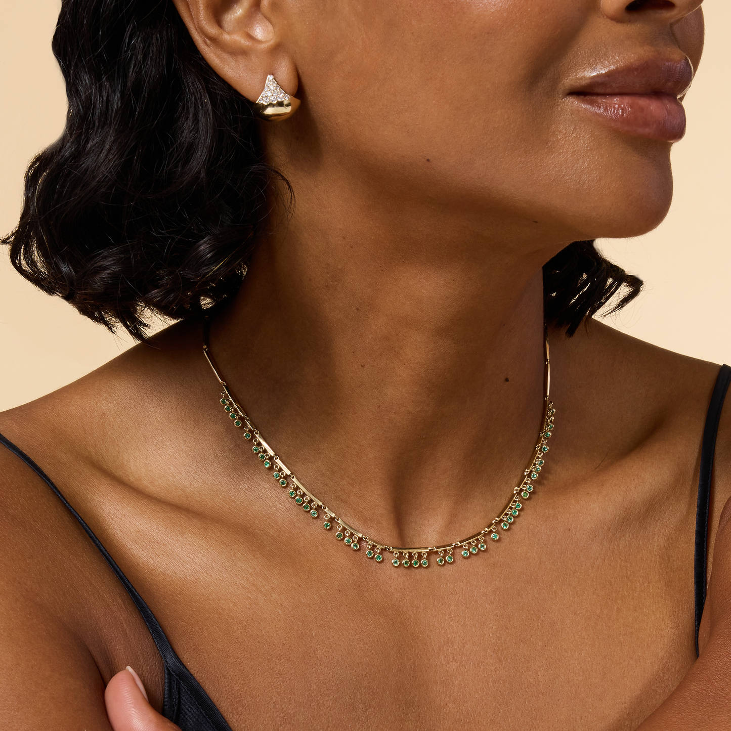 Jupe Emerald Necklace
