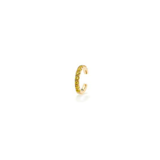 Orb Cuff Yellow Sapphire Medium