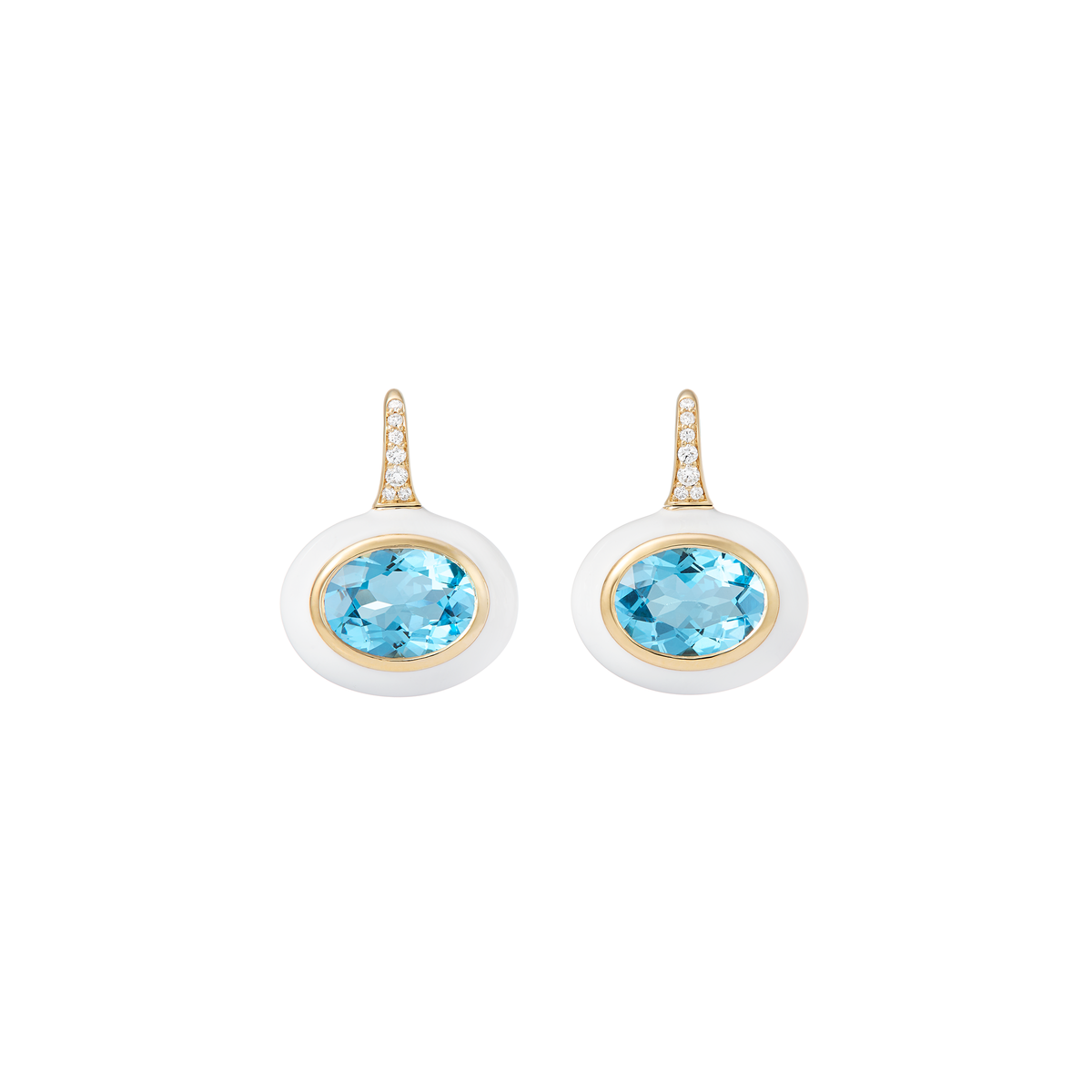 Arena Blue Topaz Earrings
